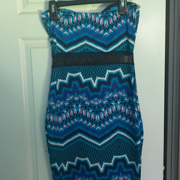 Charlotte Russe aztec mini bodycon dress - Picture 3 of 4